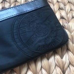 Black Ralph Lauren Wristlet